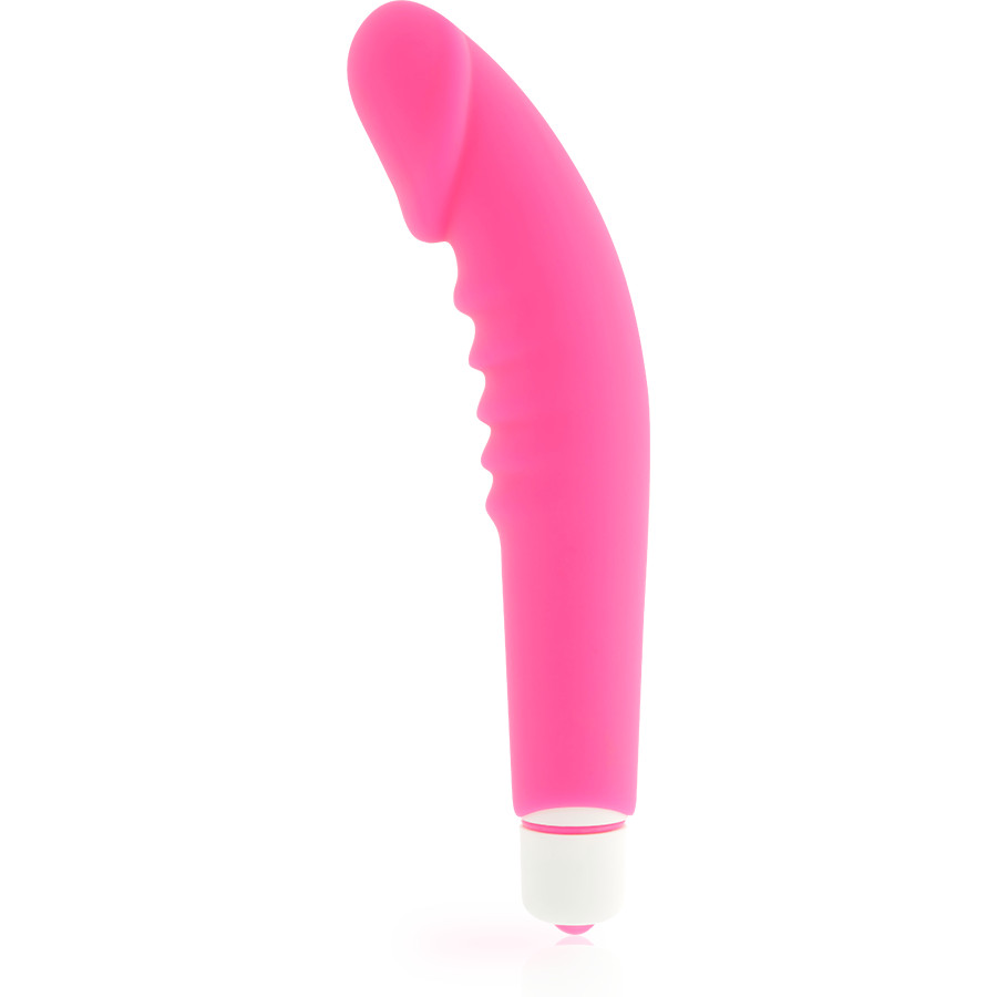 DOLCE VITA – élethű élvezet pink szilikon vibrátor - Image 2