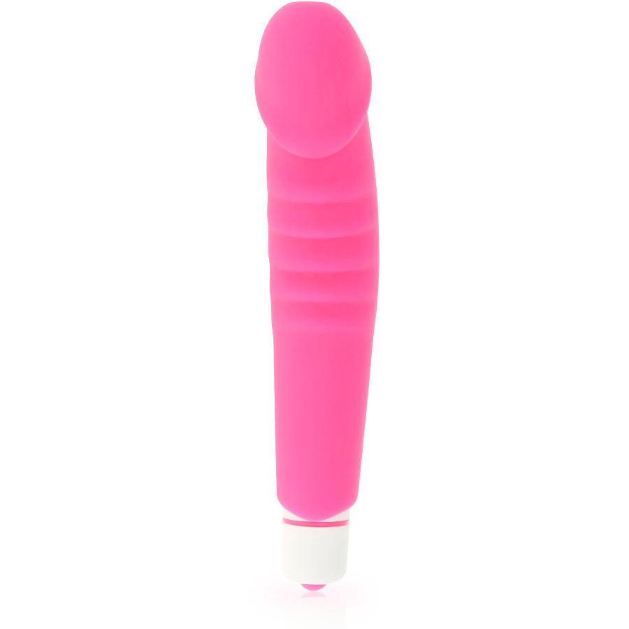 DOLCE VITA – élethű élvezet pink szilikon vibrátor - Image 3