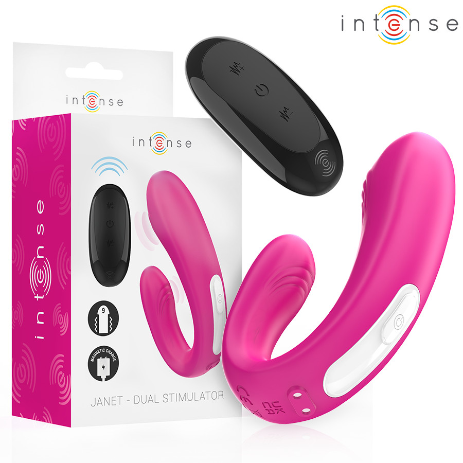 INTENSE – dupla U-alakú vibráló stimulátor távirányítóval