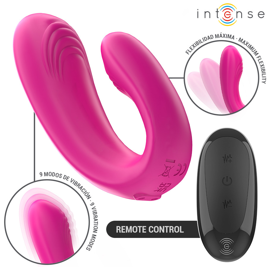 INTENSE – dupla U-alakú vibráló stimulátor távirányítóval - Image 2