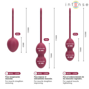 INTENSE – Charli Kegel golyók szett lila színben