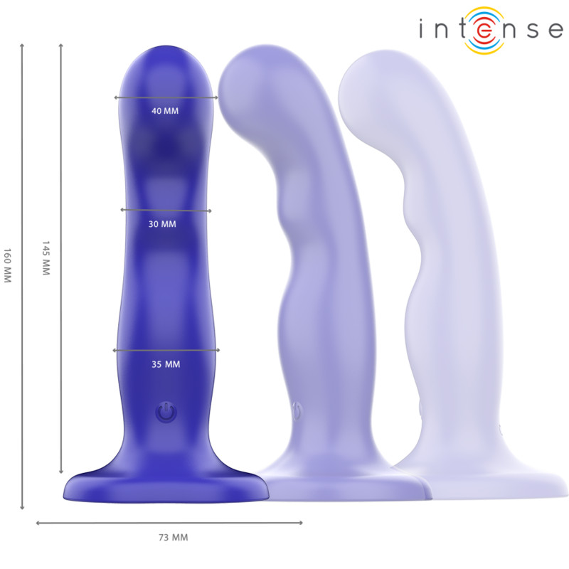INTENSE Shorty – vibrátor tappanccsal és távirányítóval - Image 3