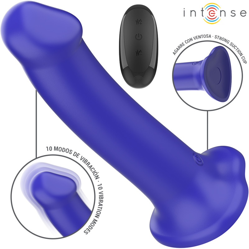 INTENSE Victoria – távirányítós vibrátor szívókoronggal - Image 2