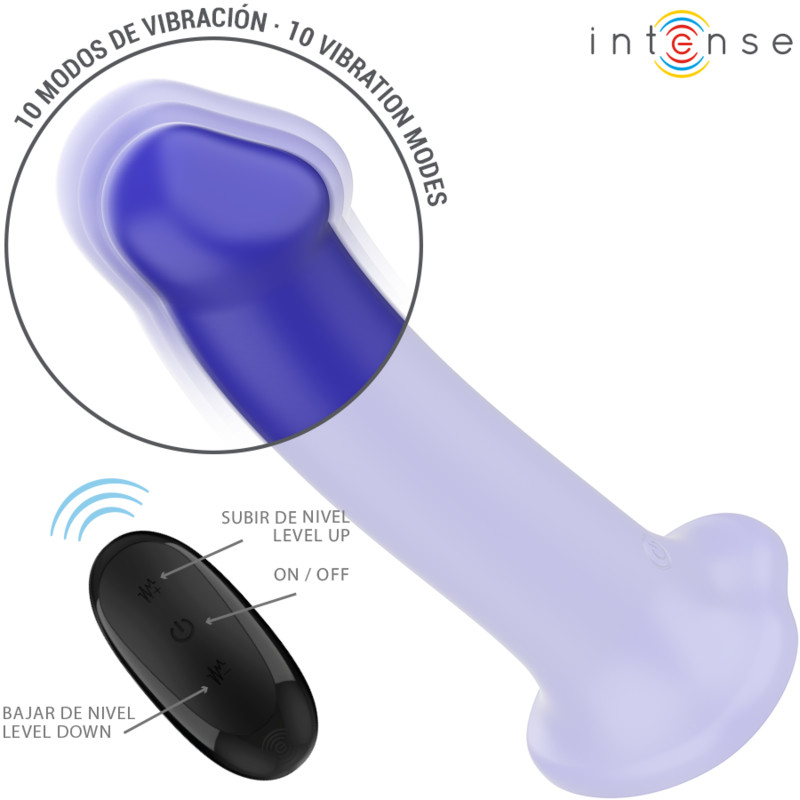 INTENSE Victoria – távirányítós vibrátor szívókoronggal - Image 4