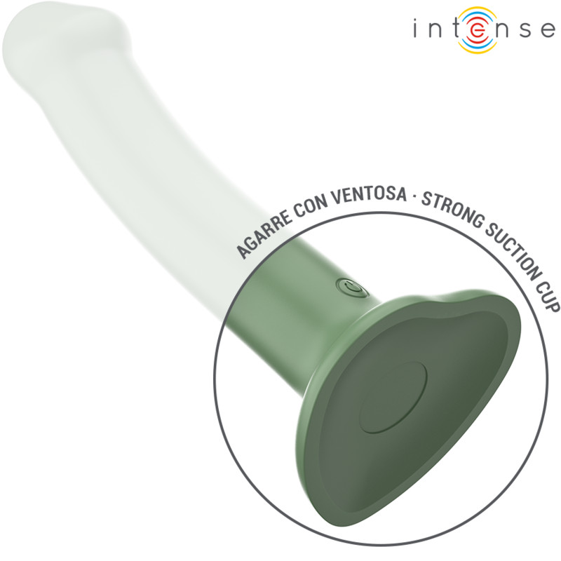INTENSE Becca – zöld távirányítós vibrátor tapadókoronggal - Image 5