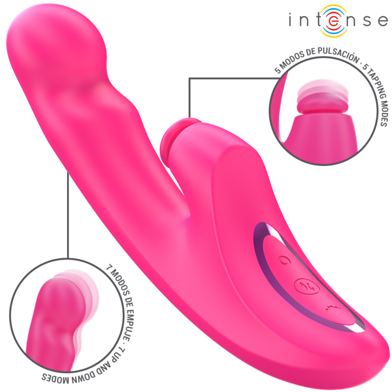 INTENSE – multifunkciós pink vibrátor, 10 vibrációval - Image 2