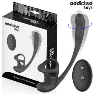 ADDICTED TOYS – vibráló análdugó herék stimulálóval