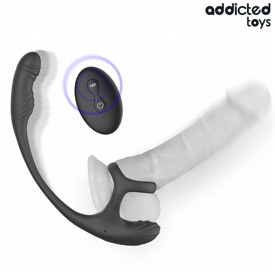 ADDICTED TOYS – vibráló análdugó herék stimulálóval - Image 3