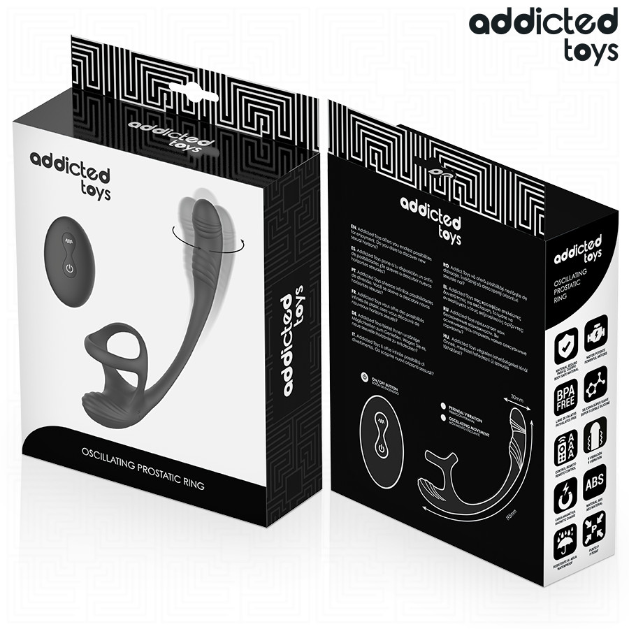 ADDICTED TOYS – vibráló análdugó herék stimulálóval - Image 7