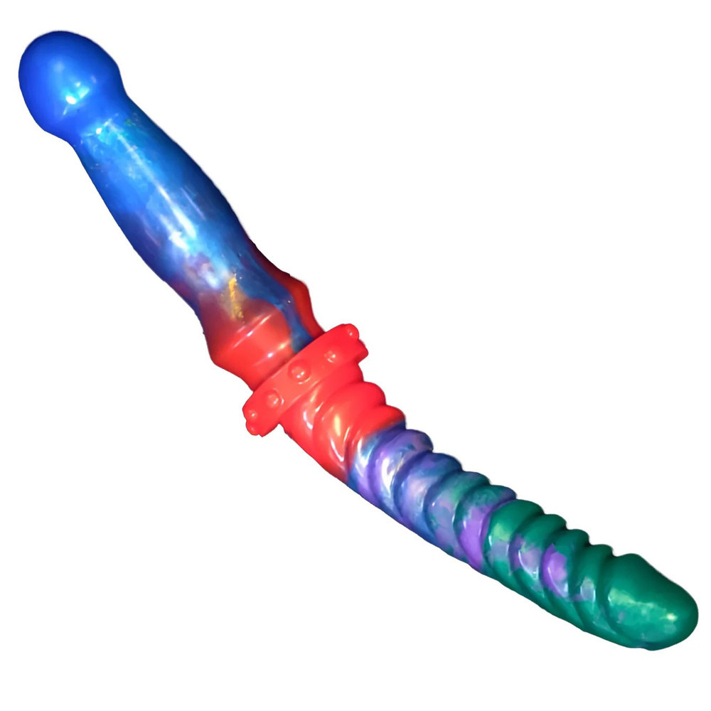 Double Good Bluewy – prémium párhuzamos vibrátor 35 cm