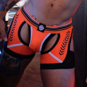 Jock Boxer Circuit Breaker – neon narancssárga férfi alsó