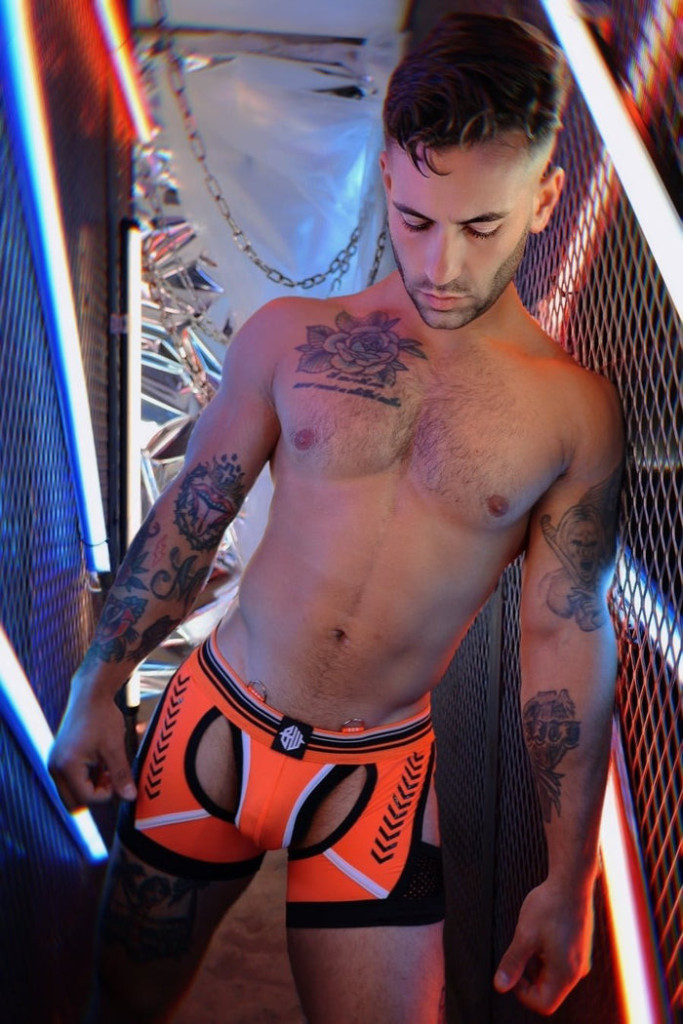 Jock Boxer Circuit Breaker – neon narancssárga férfi alsó - Image 3