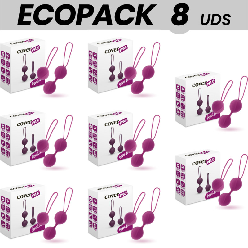 CoverMe – lilac Kegel intim edző, 8 db-os szett