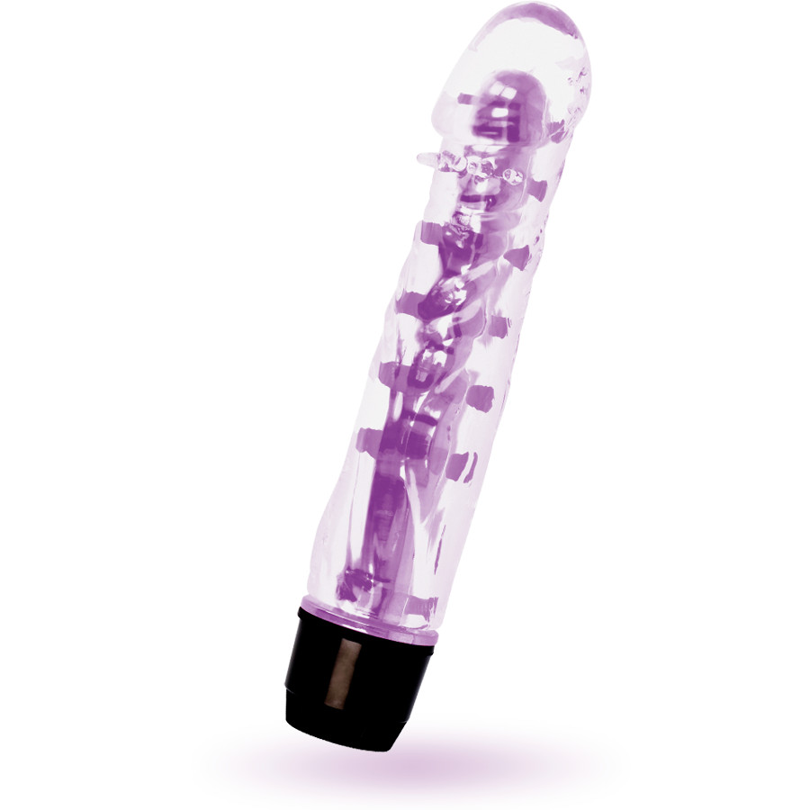 GLOSSY Lenny – prémium lila vibrátor érzéki élményekhez - Image 2