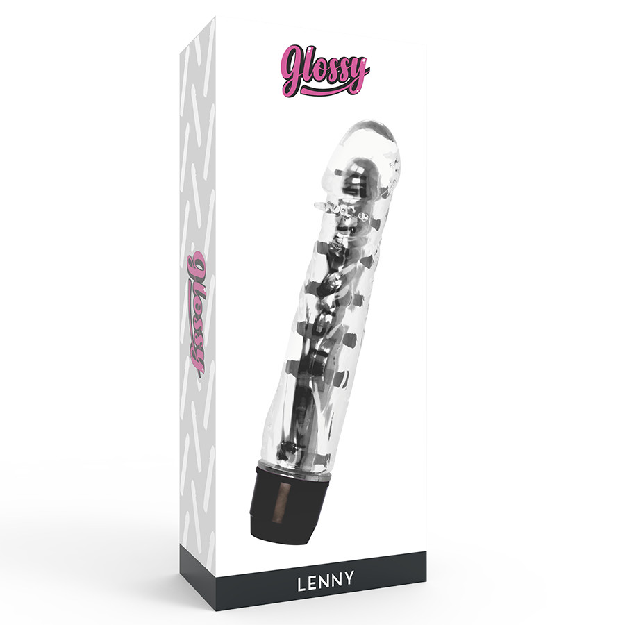 GLOSSY - prémium fekete vibrátor érzéki kényeztetéshez - Image 4