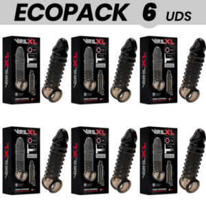 ECOPACK 6 DB – VIRILXL pénisz meghosszabbító és hüvely Fekete
