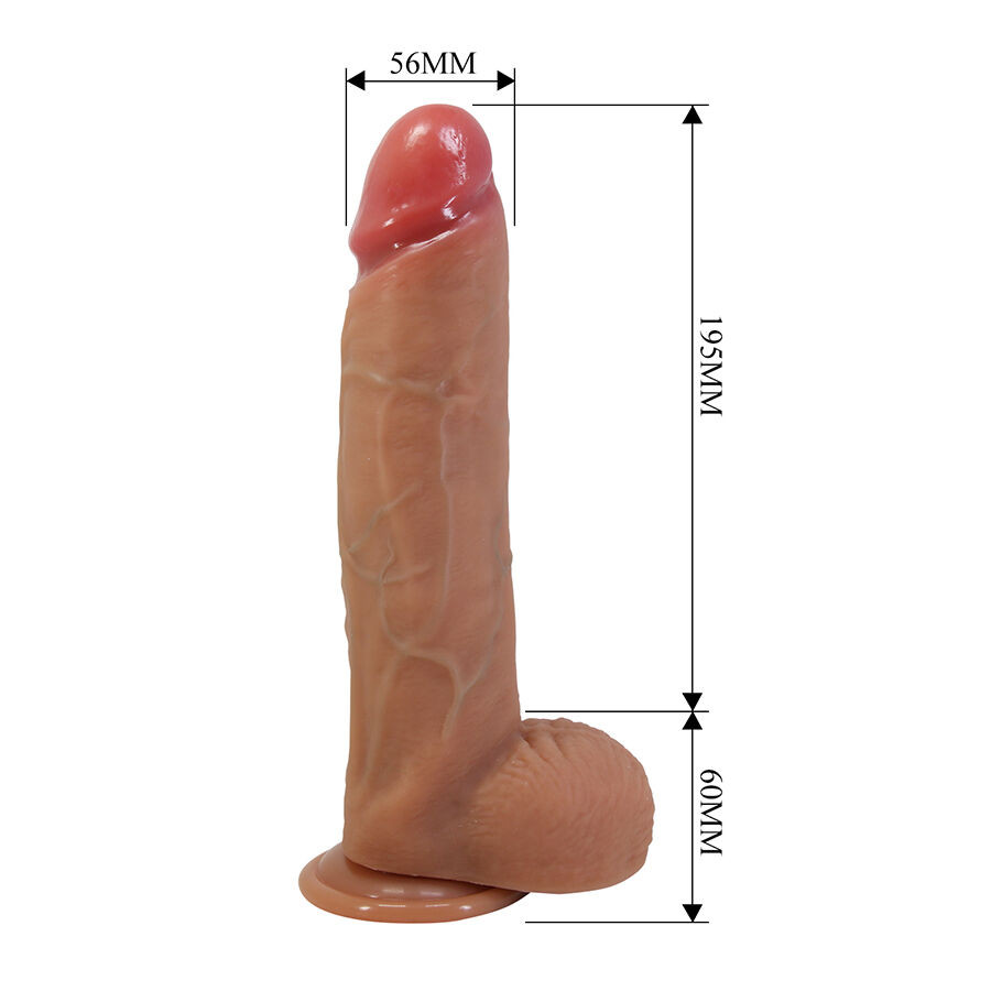 Pretty Love Mendel élethű dildó tapadókoronggal 25,5 cm - Image 7