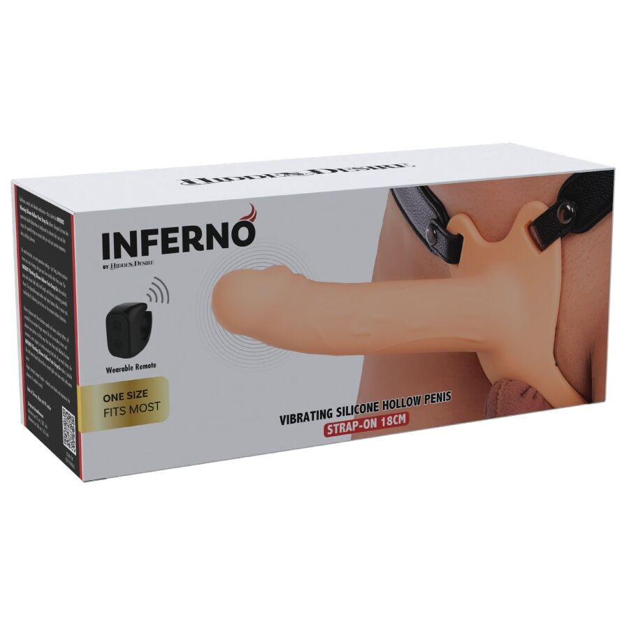 Hidden Desire - Inferno vibráló pénisz hüvely 18 cm - Image 8