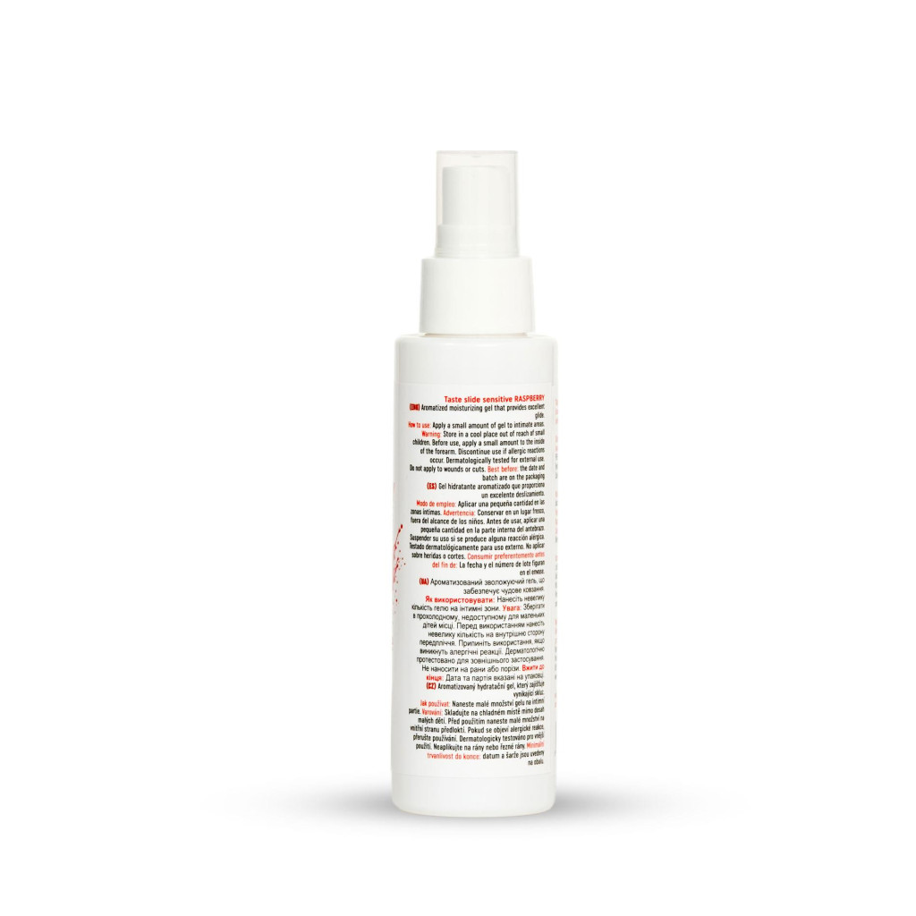 MyLove Taste-slide sensitive masszázsolaj 100 ml málna - Image 9