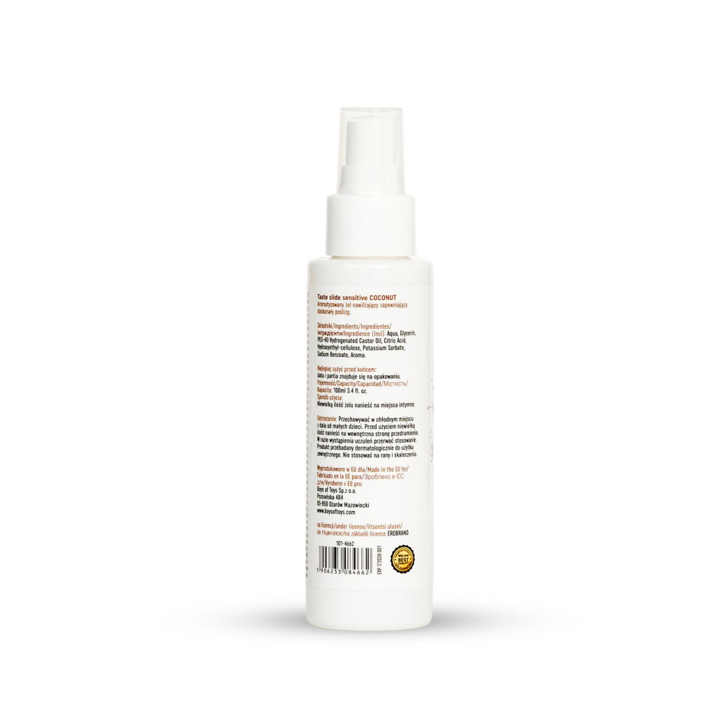 MyLove Taste-slide síkosító 100 ml kókusz illattal érzékeny bőrre - Image 9