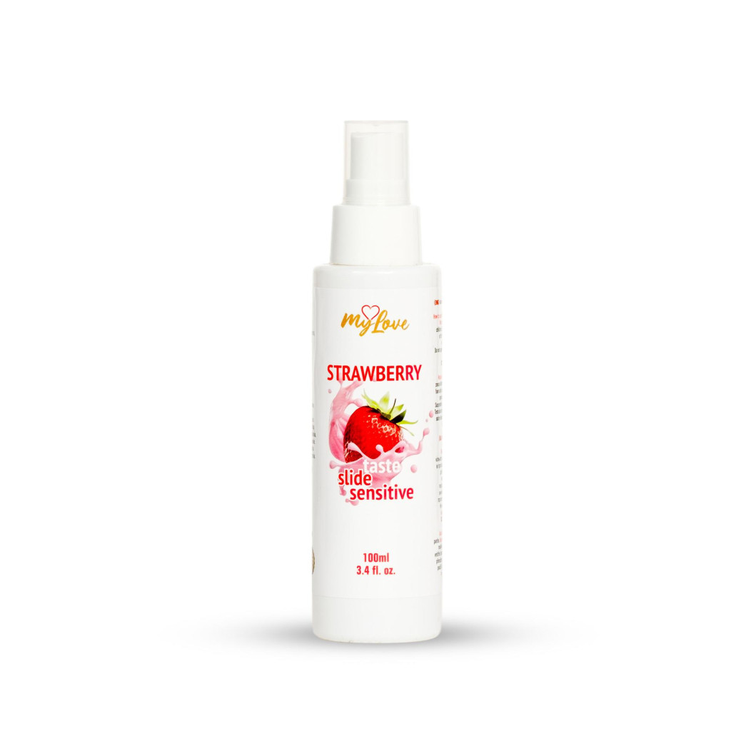 MyLove Taste-slide masszázsolaj 100 ml eper érzékeny