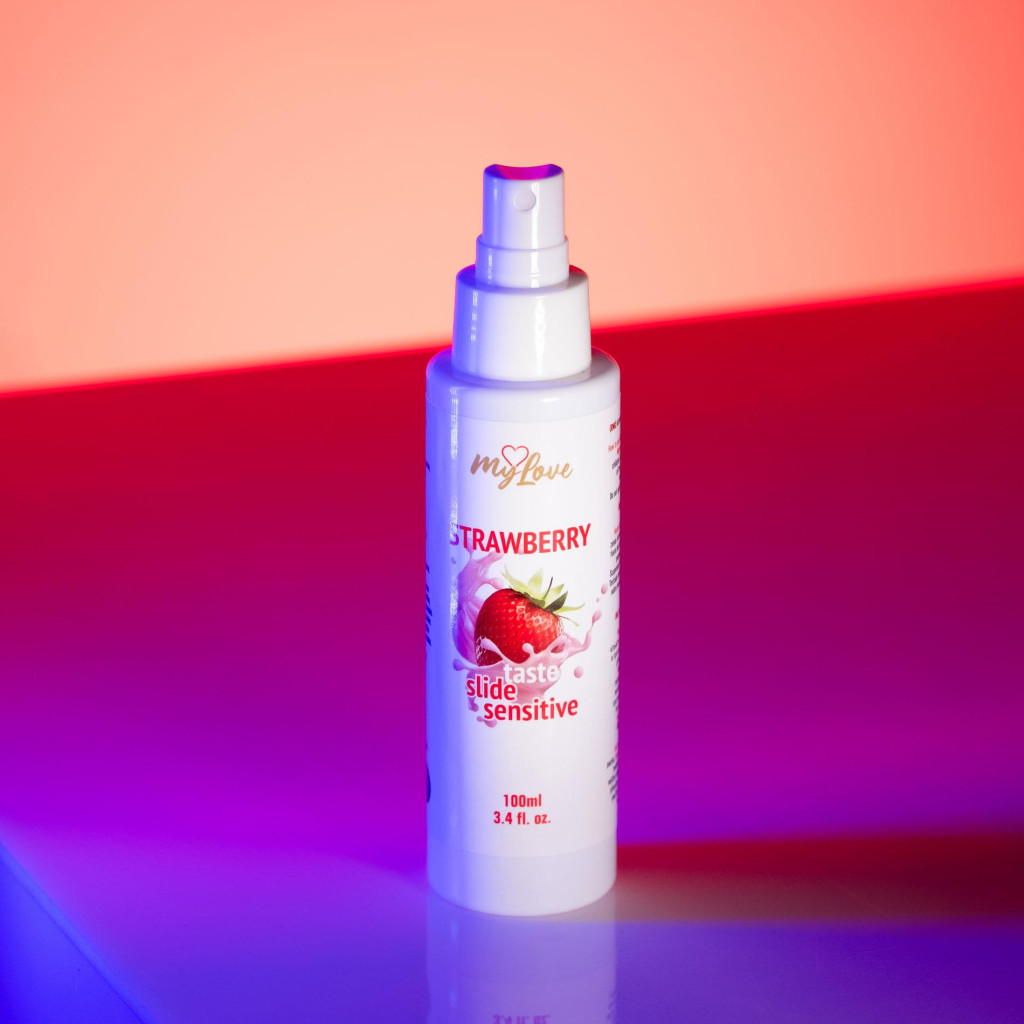MyLove Taste-slide masszázsolaj 100 ml eper érzékeny - Image 3