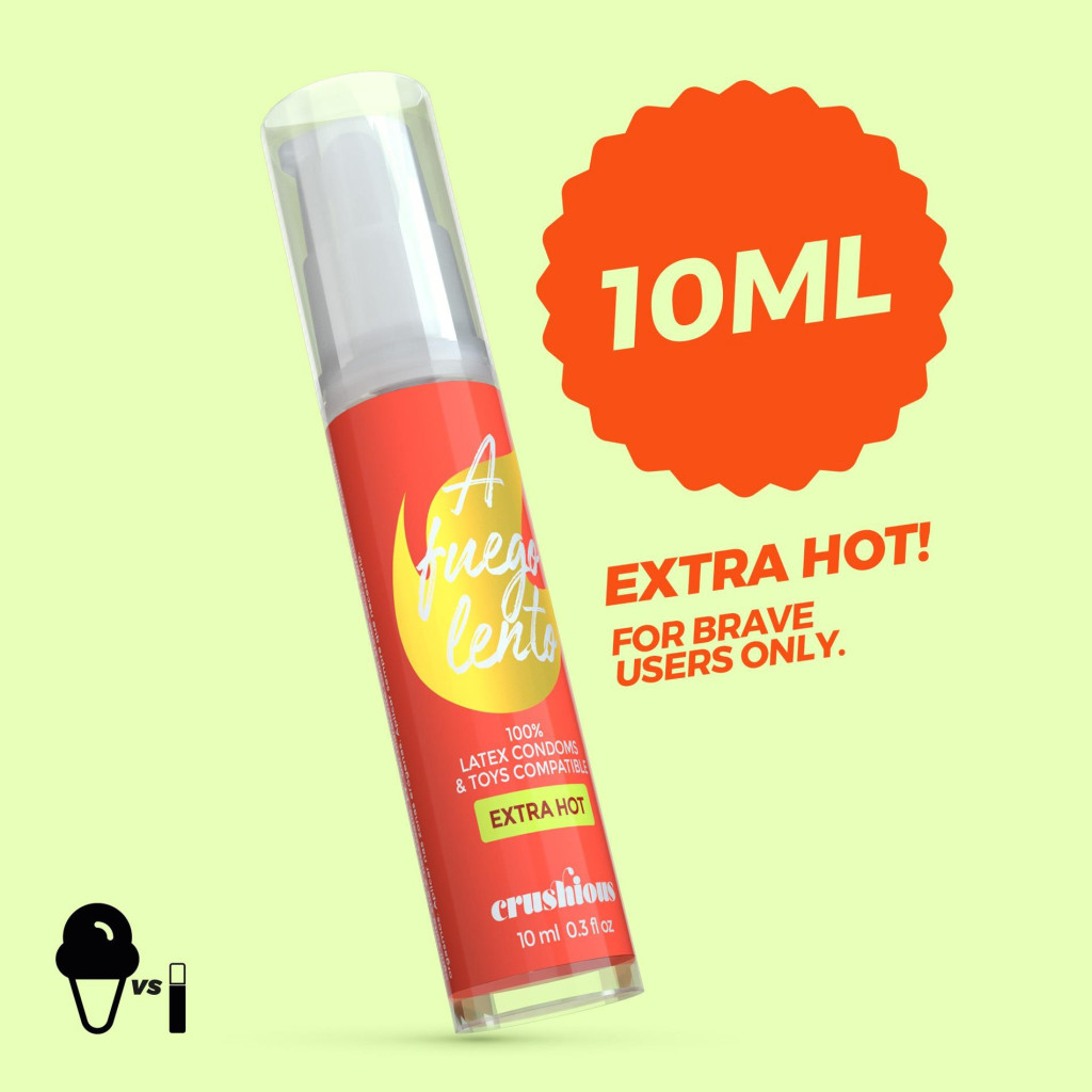 Crushious Fuego Lento melegítő síkosító gél 10ml - Image 6