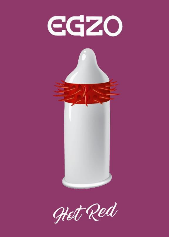 Egzo Hot Red óvszer - Image 2