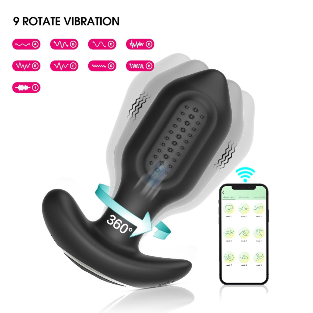 Bliss APP Anál dildó vibrációval