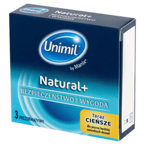 Unimil Box 3 prézervatív Natural+