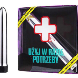 Wibrator Awaryjny vibrátor ezüst színben