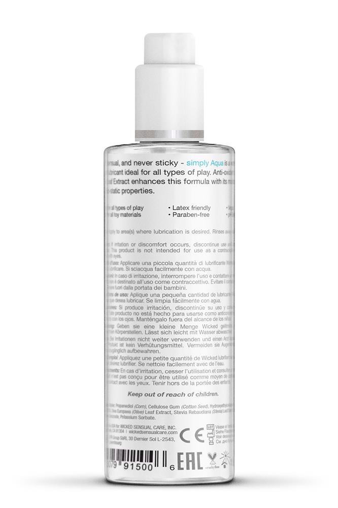 Wicked Simply Aqua masszázsolaj 120 ml - Image 2