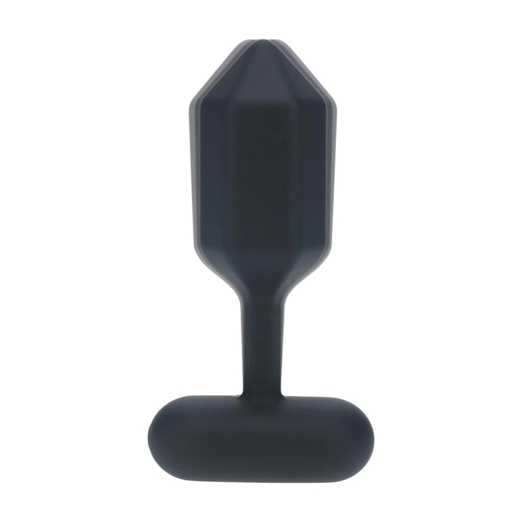 Hexagonal L vibrációs szilikon anál dildó fekete - Image 5
