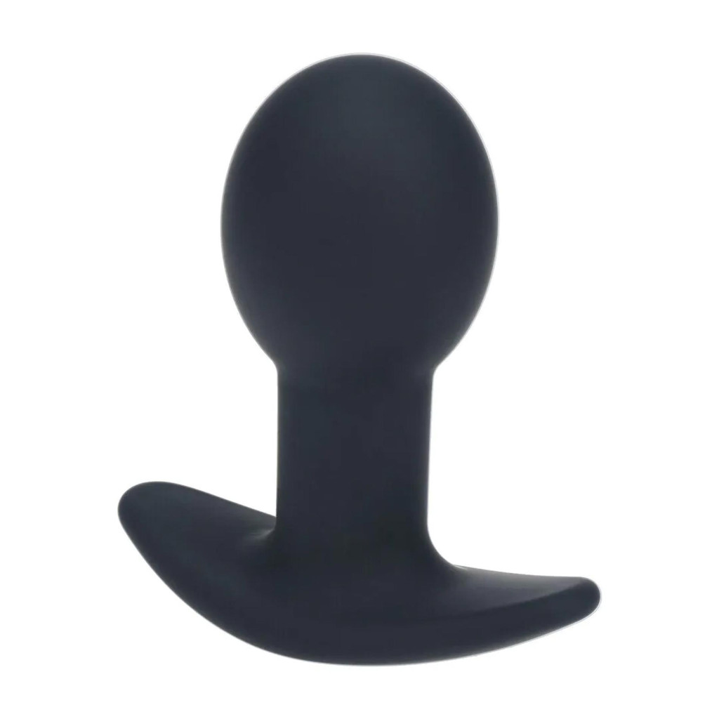 Fekete szilikon anál dildó egy gömbbel - Image 4