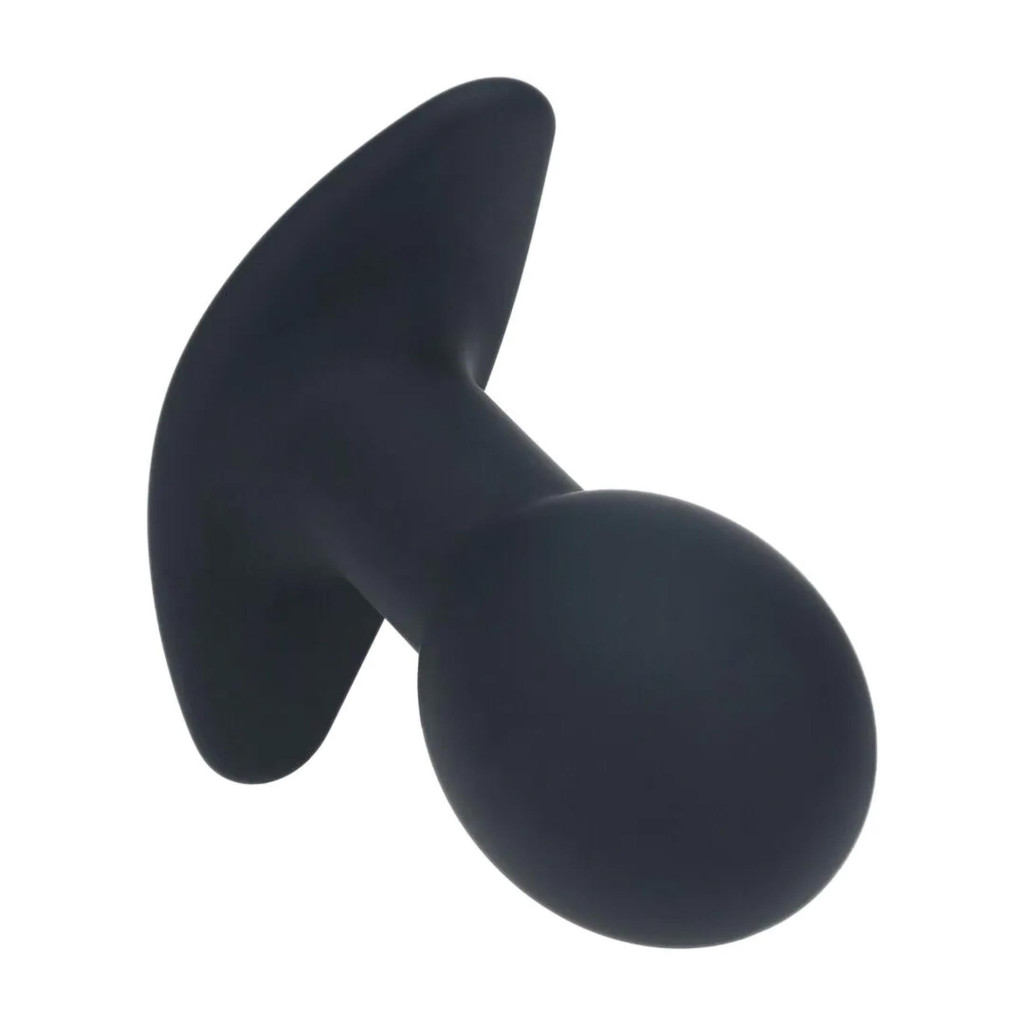 Fekete szilikon anál dildó egy gömbbel - Image 6