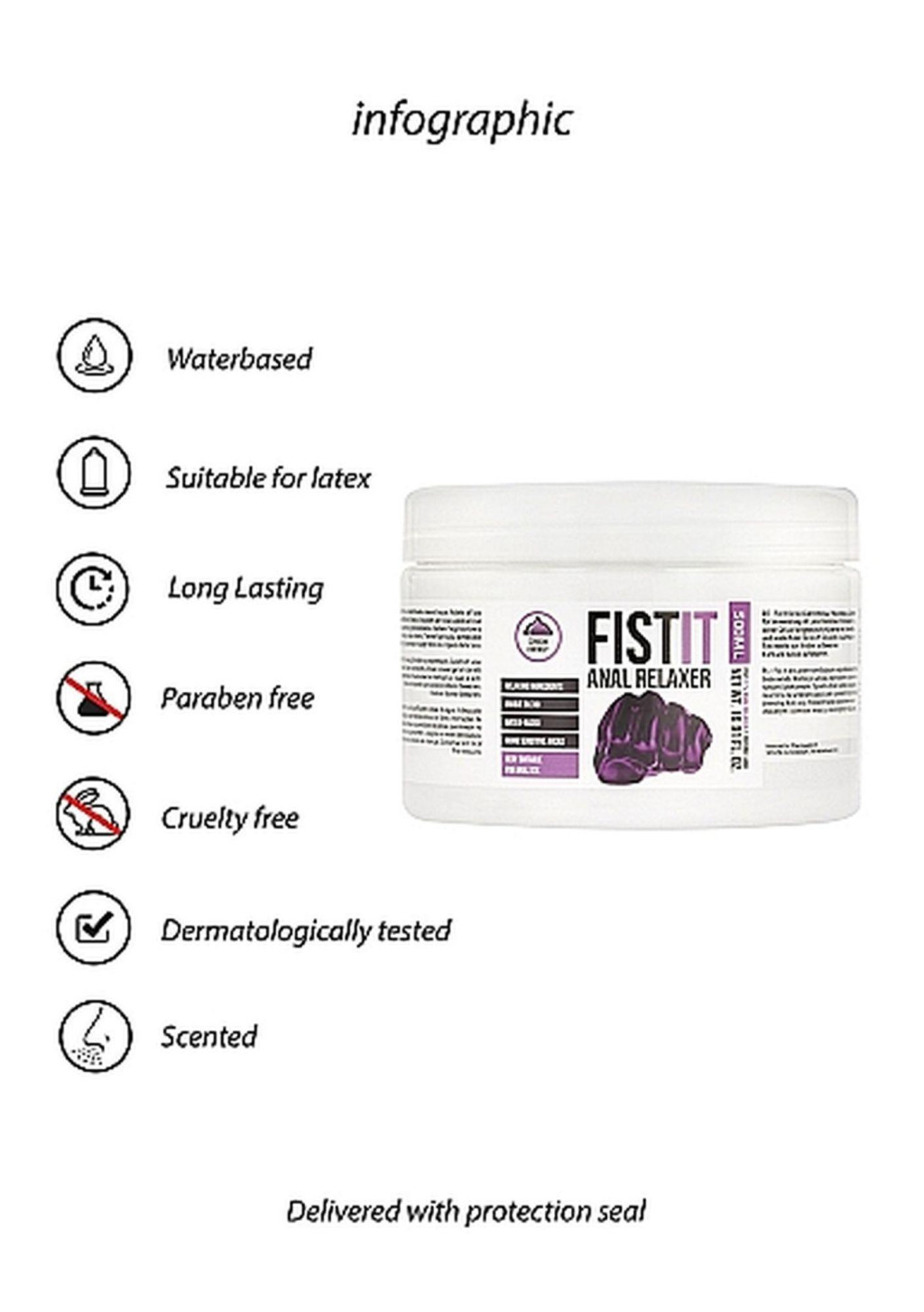 Fist It Anal Relaxer síkosító 500 ml - Image 7