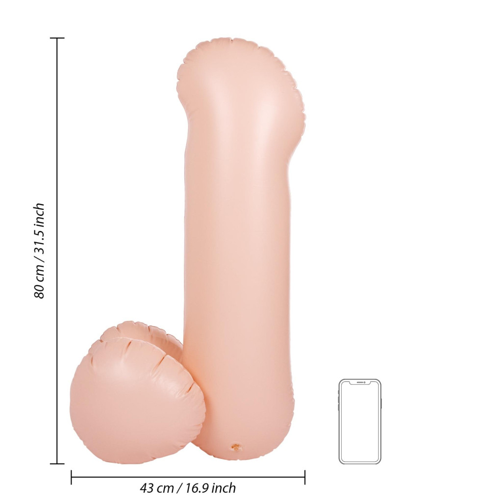 Felfújható pénisz 80 cm - Image 9