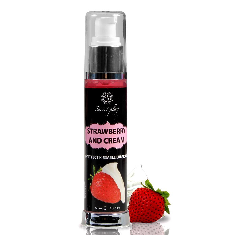 Strawberry & Cream Hot Effect síkosító 50 ml