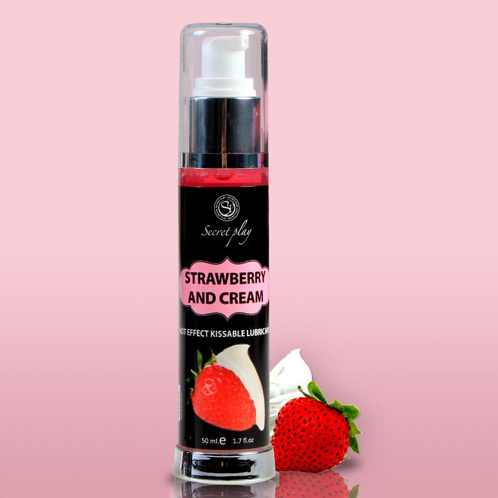 Strawberry & Cream Hot Effect síkosító 50 ml - Image 3