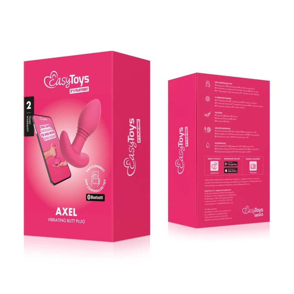 EasyConnect Axel vibrációs prosztatastimulátor applikációval vezérelve - Image 2