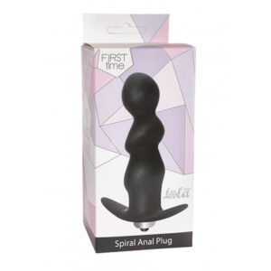 Analplug spirálos vibrációs fekete