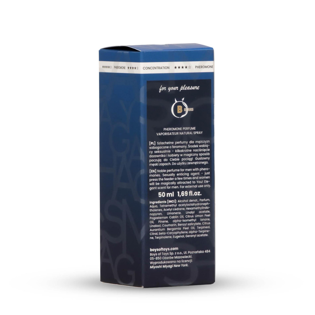 Miyoshi Miyagi Instinct férfi feromon parfüm 50ml - Image 4