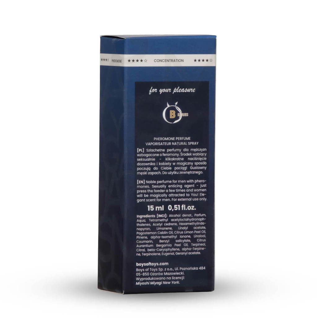 Miyoshi Miyagi Instinct férfi feromon parfüm 15 ml - Image 4