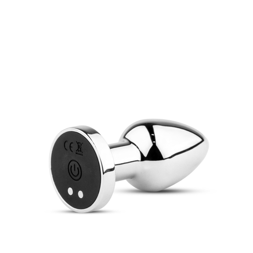 Fém anál dildó S USB távirányítóval - Image 4