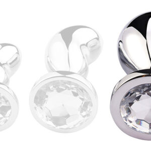 Plug Bean Silver – prémium anális kiegészítő 9 x 3,5 cm