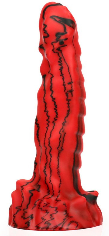 Gode Drakor – prémium, 19 cm-es, vörös színű vibrátor - Image 4