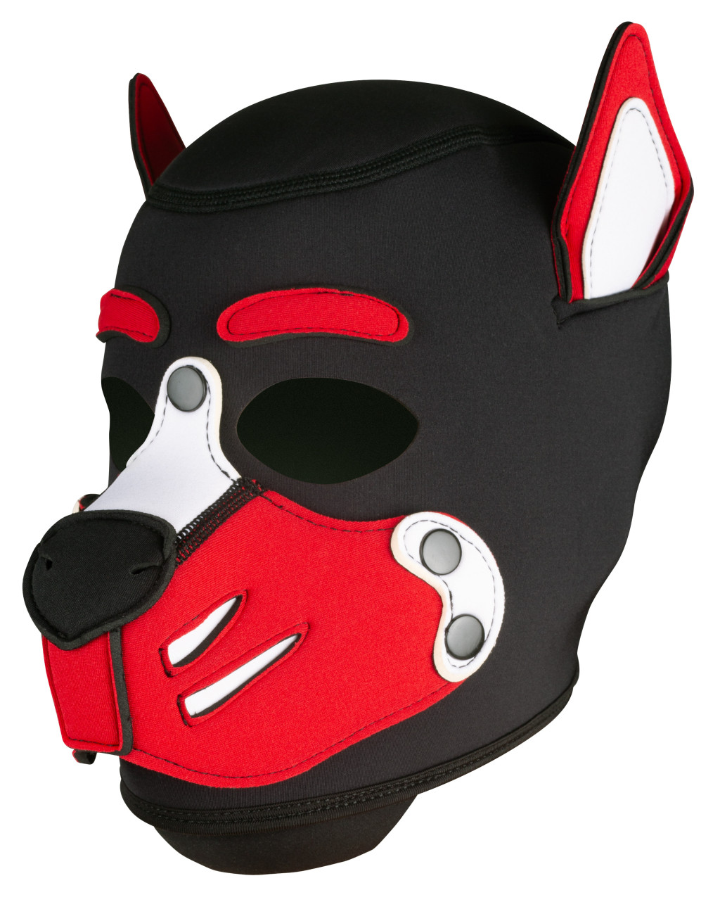 Red Husky Hood – érzéki vérvörös maszk az intimitásért