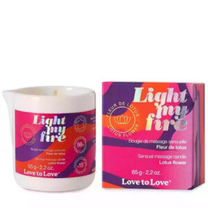 Light My Fire Lotus virág masszázsgyertya 65 g