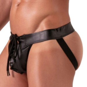 Fekete csipkés jockstrap – érzéki kötözéshez