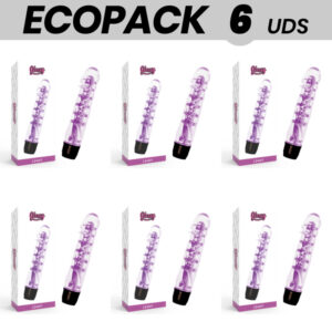 Ecopa 6 darabos Lenny vibrátor lila fényes